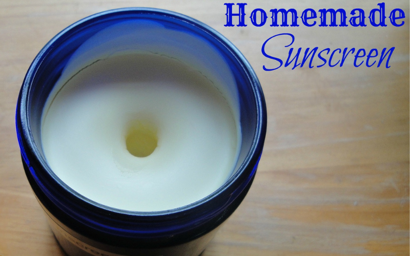 How to Make Natural Homemade Sunscreen with Zinc