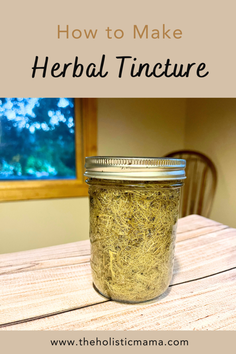 How to Make an Herbal Tincture - The Holistic Mama