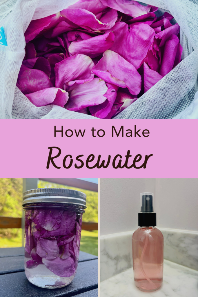 how to make rosewater