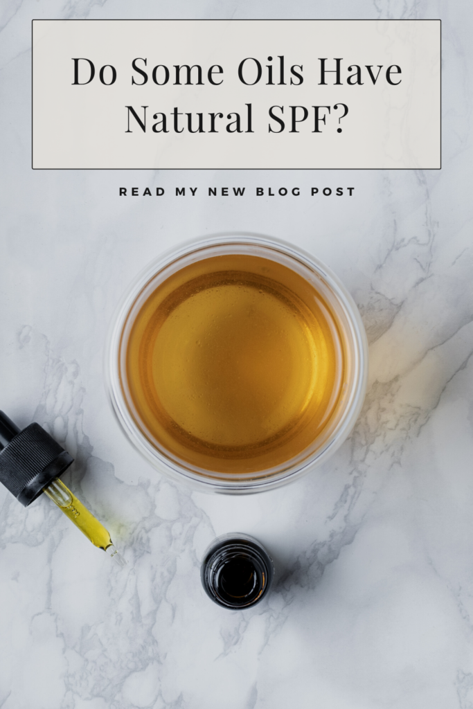 natural spf oils