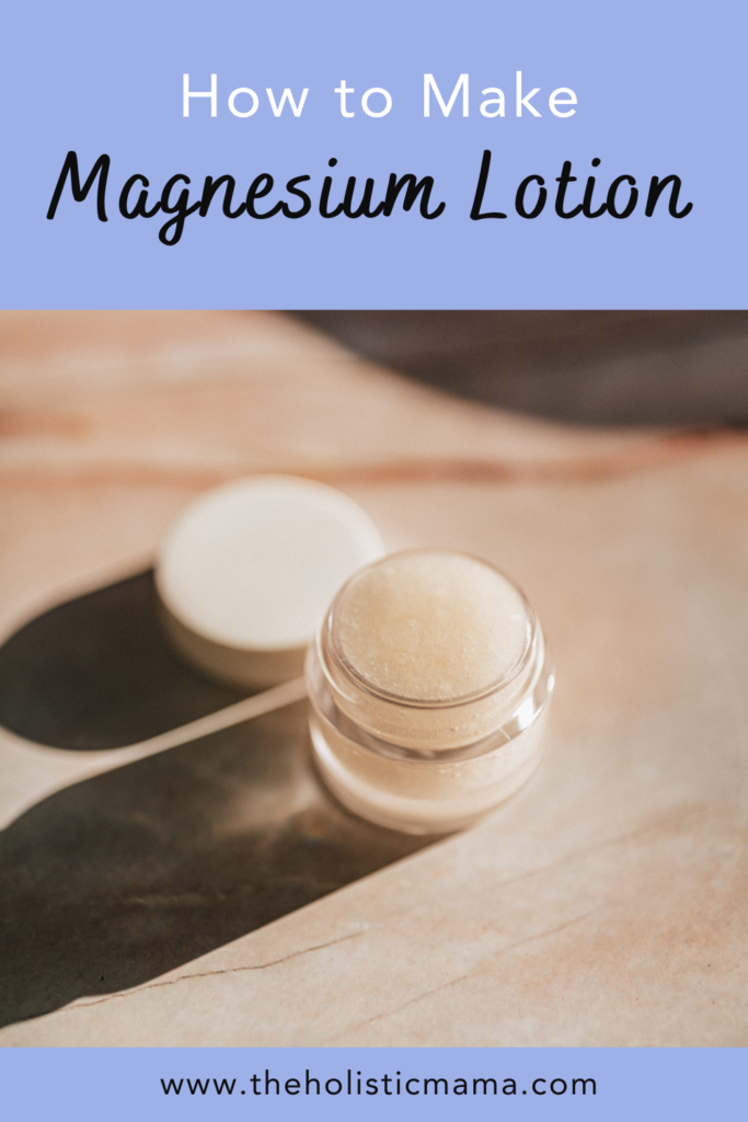 magnesium lotion recipe