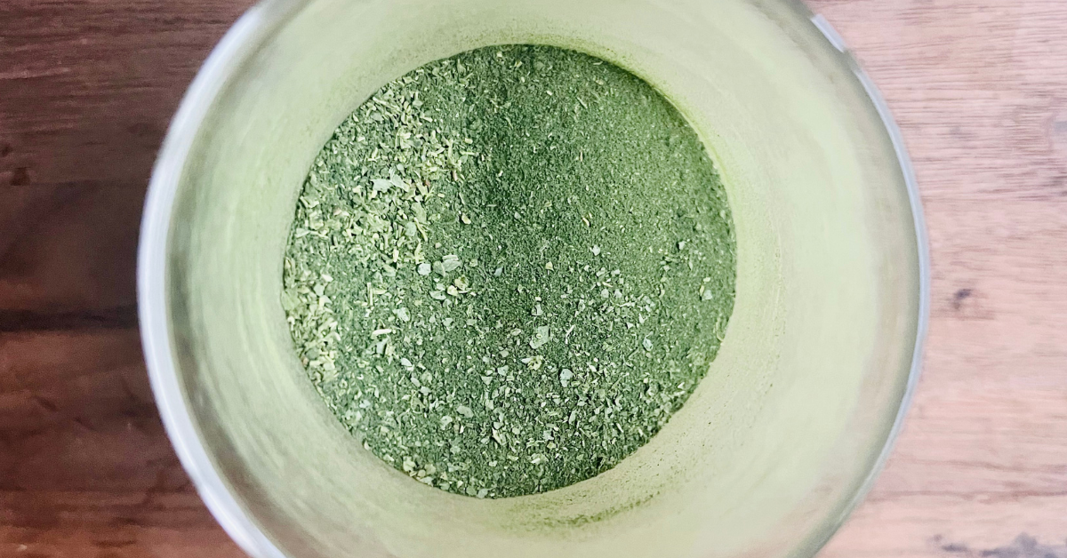 how to make greens powder