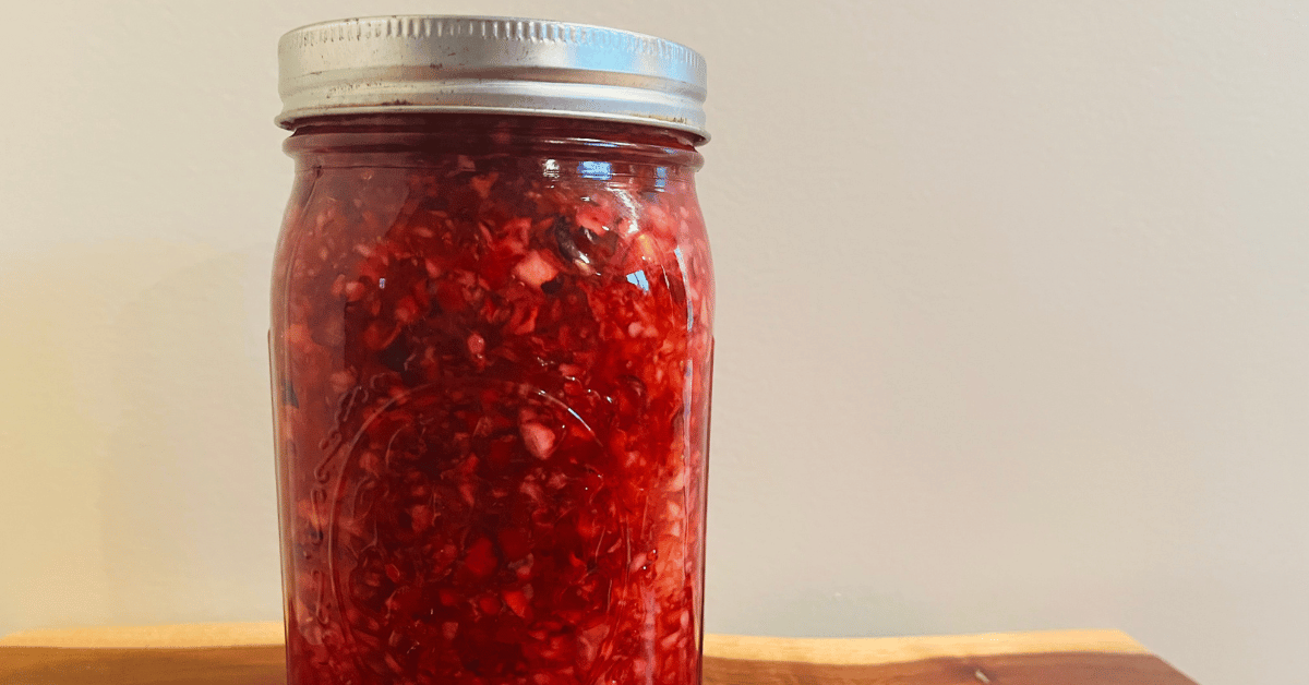 Homemade Cranberry Tincture