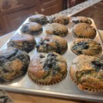 gluten free lemon blueberry muffins