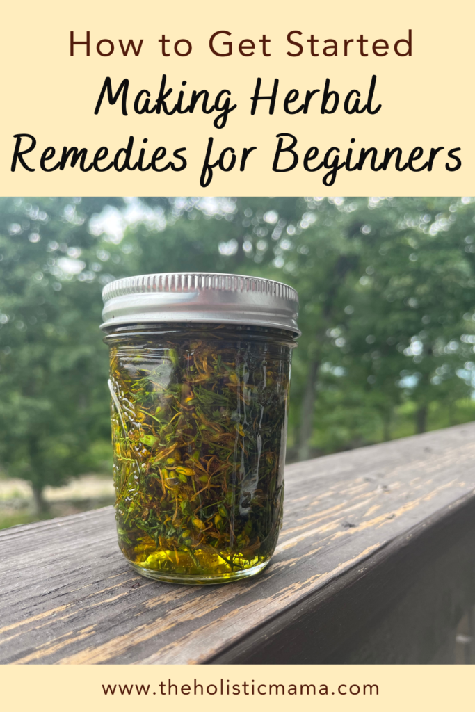 get started making herbal remedies