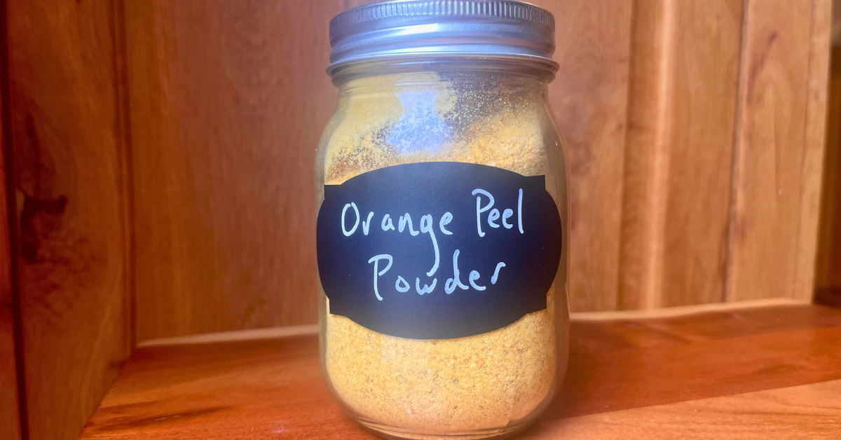 How to Make Orange Peel Powder