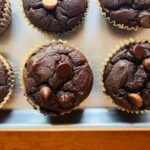 chocolate gluten free zucchini muffins